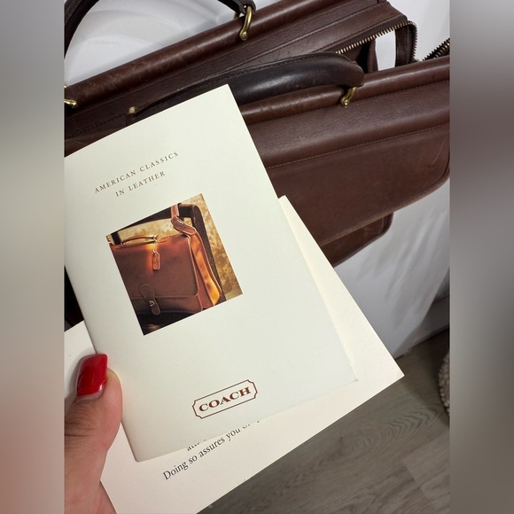 Vintage Coach  Briefcase Style 5213 Large Messenger Bag - Picture 11 of 15